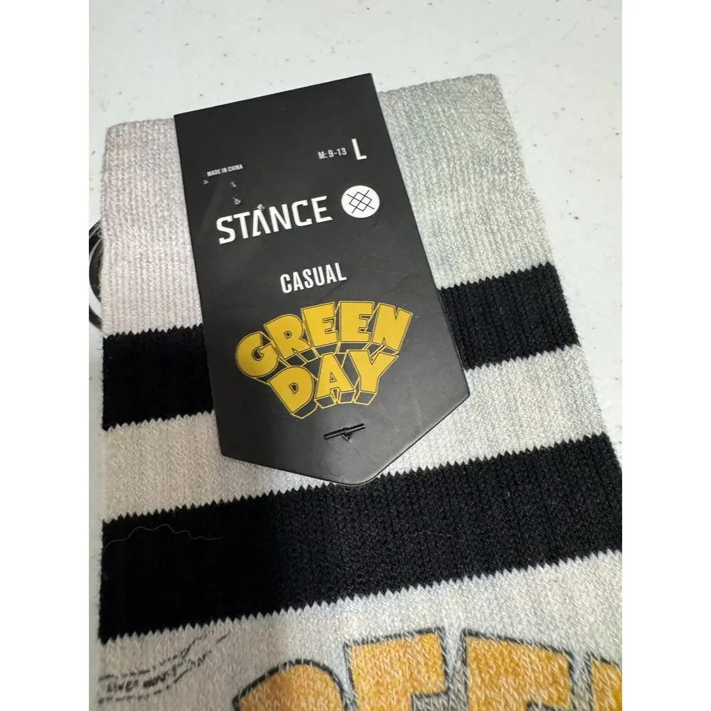 Stance Green Day Basket Case Socks Size Large - Picture 3 of 7